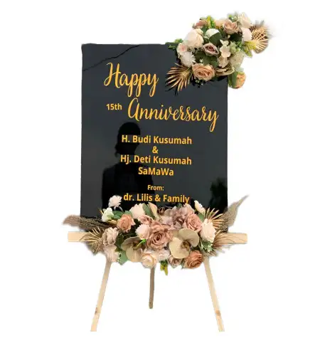 Papan Bunga Akrilik Medewi