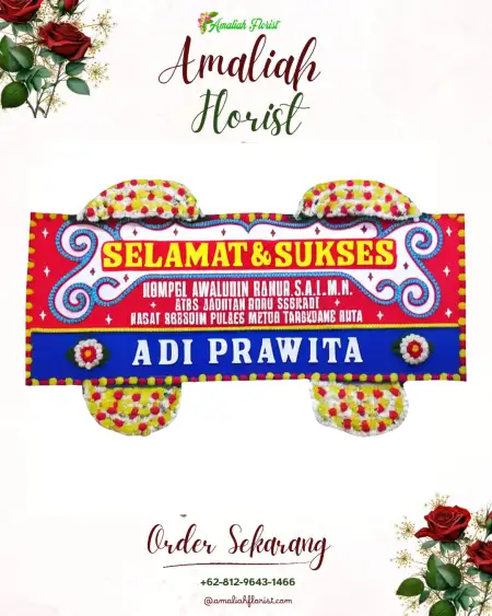 Papan Bunga Ucapan Selamat Medewi