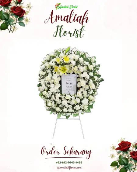 Krans Bunga Duka Medewi